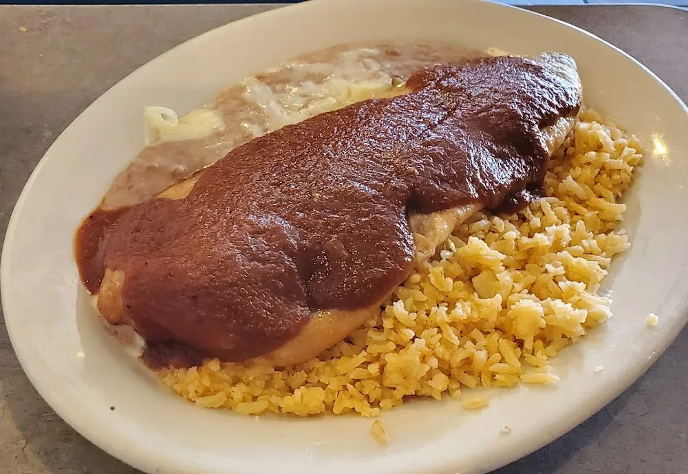Chile Relleno Rice and Beans